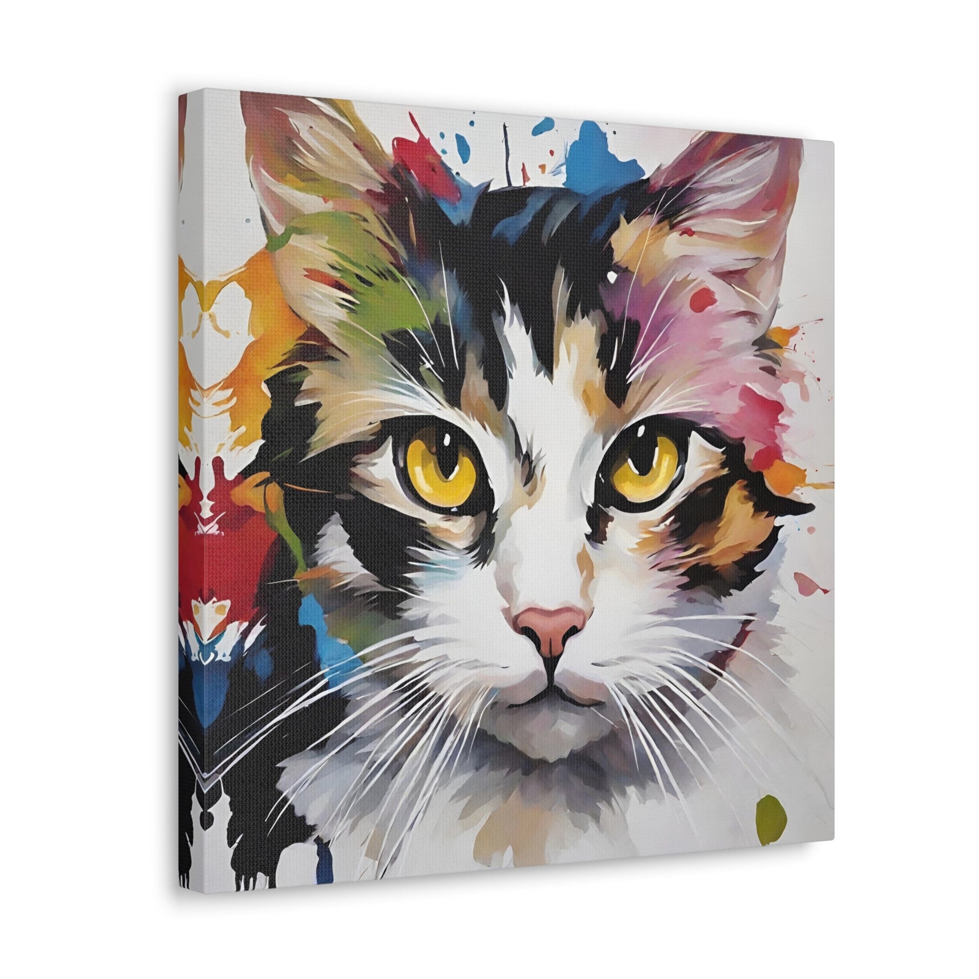 Amber Eyes Kitty Canvas Gallery Wraps - Canvas - Epileptic Al’s Shop