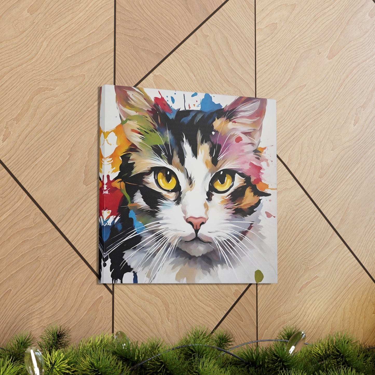 Amber Eyes Kitty Canvas Gallery Wraps - Canvas - Epileptic Al’s Shop