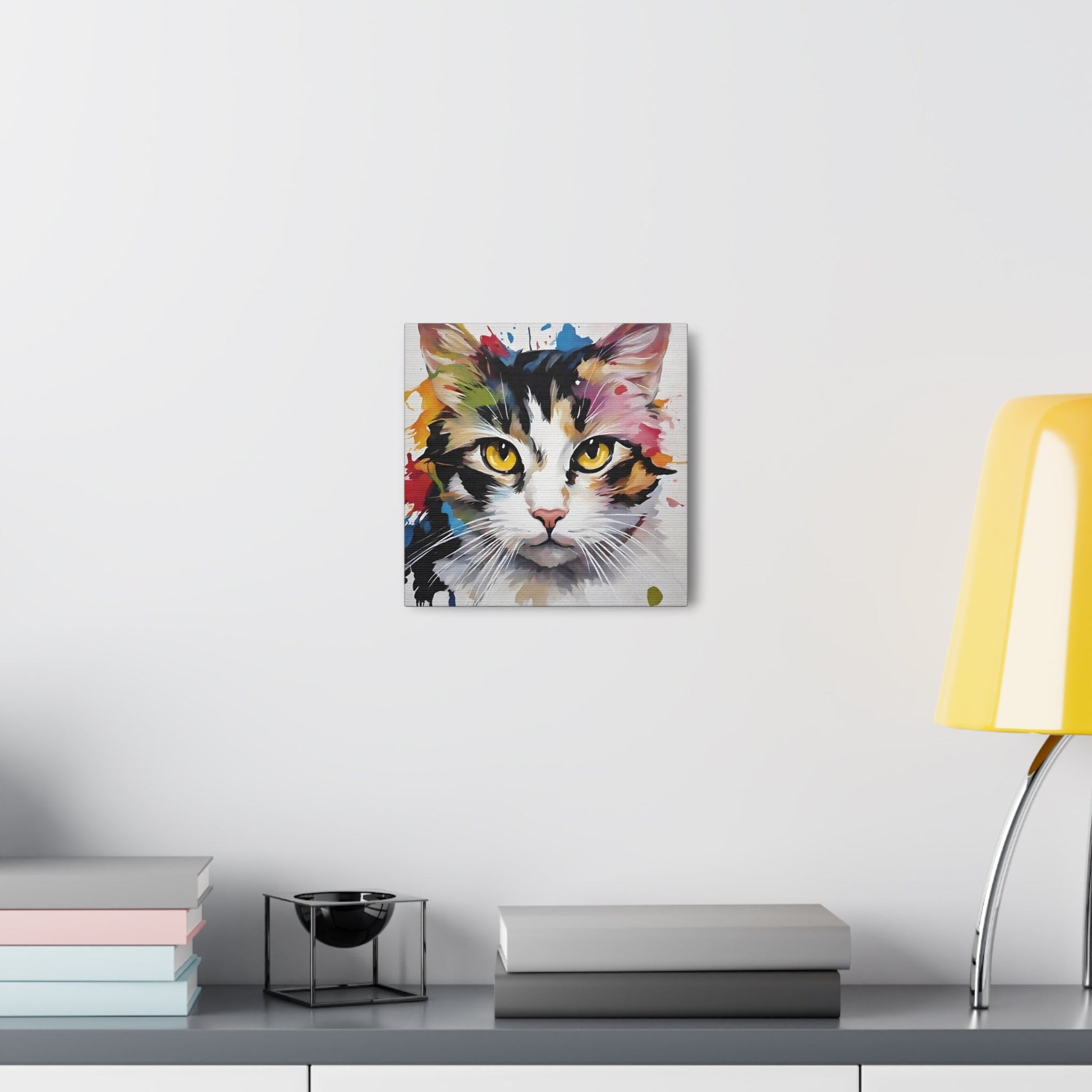 Amber Eyes Kitty Canvas Gallery Wraps - Canvas - Epileptic Al’s Shop