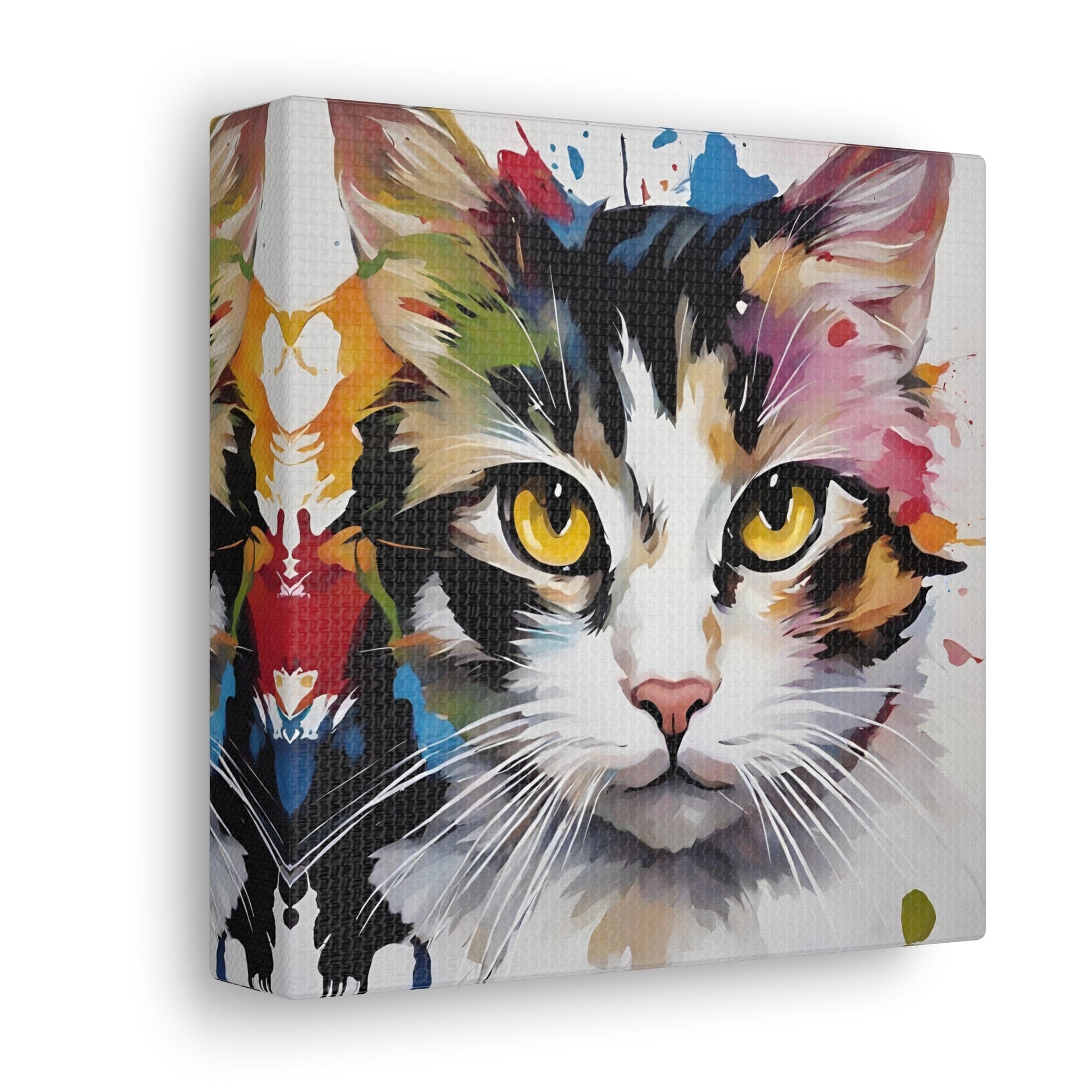 Amber Eyes Kitty Canvas Gallery Wraps - Canvas - Epileptic Al’s Shop