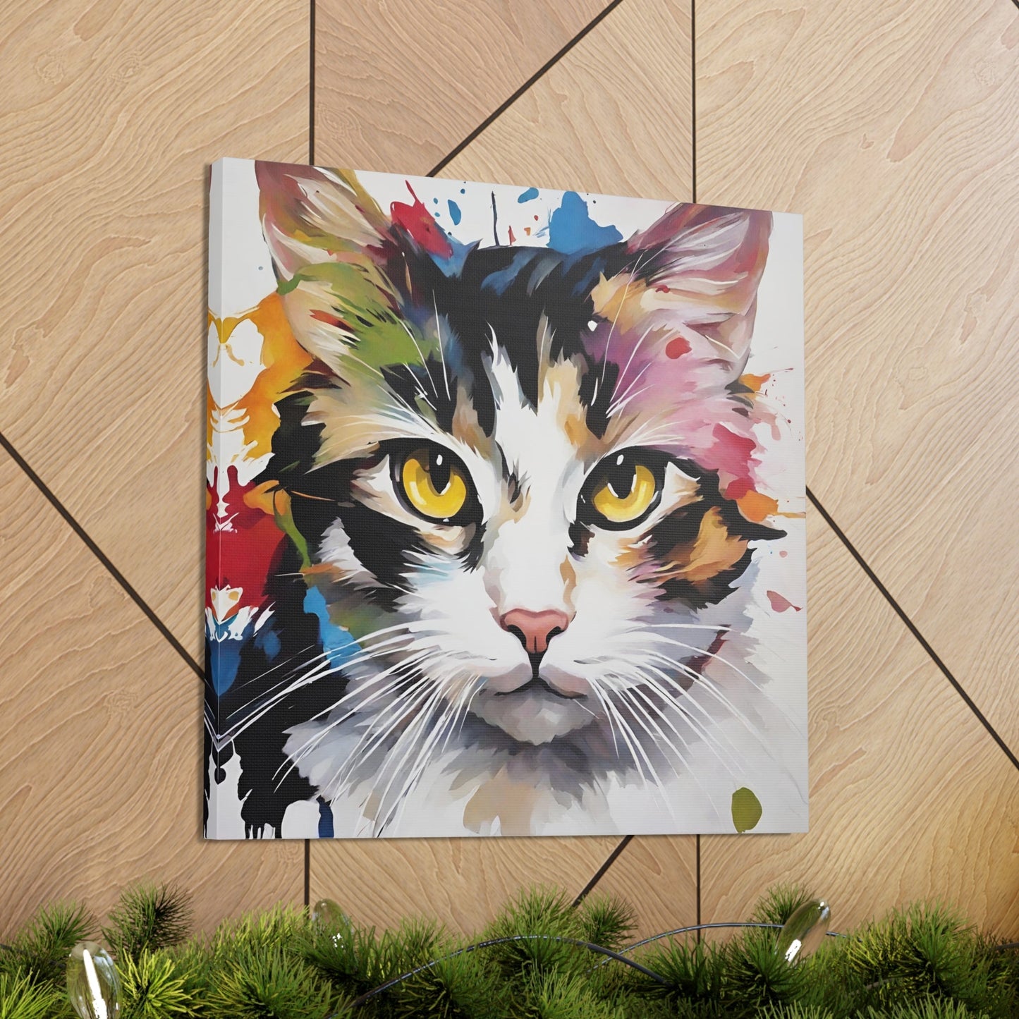 Amber Eyes Kitty Canvas Gallery Wraps - Canvas - Epileptic Al’s Shop