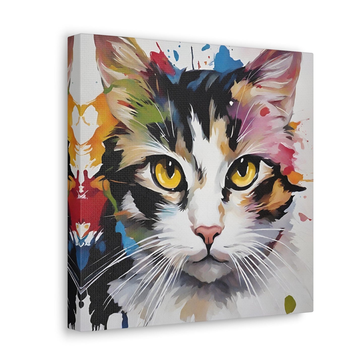 Amber Eyes Kitty Canvas Gallery Wraps - Canvas - Epileptic Al’s Shop