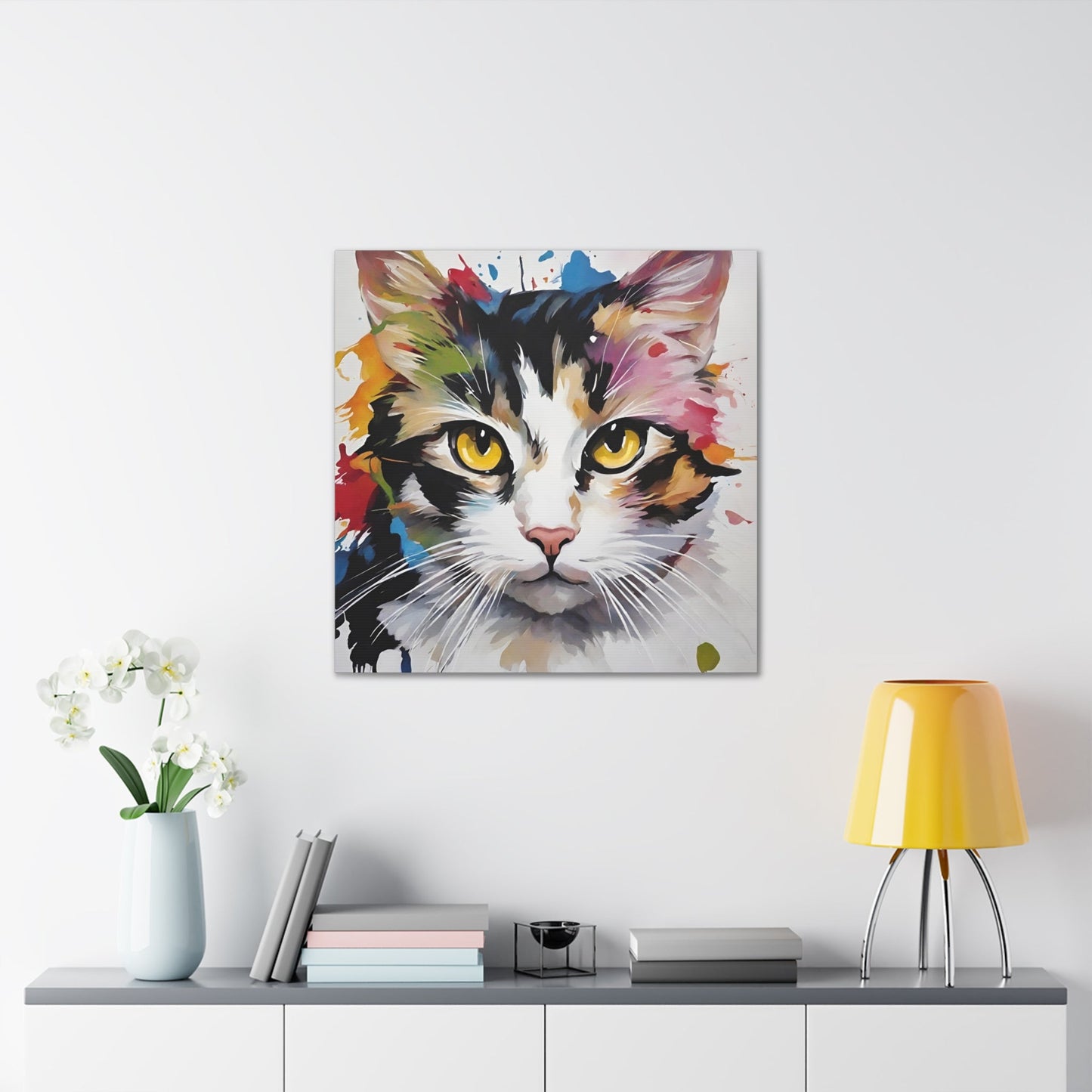 Amber Eyes Kitty Canvas Gallery Wraps - Canvas - Epileptic Al’s Shop