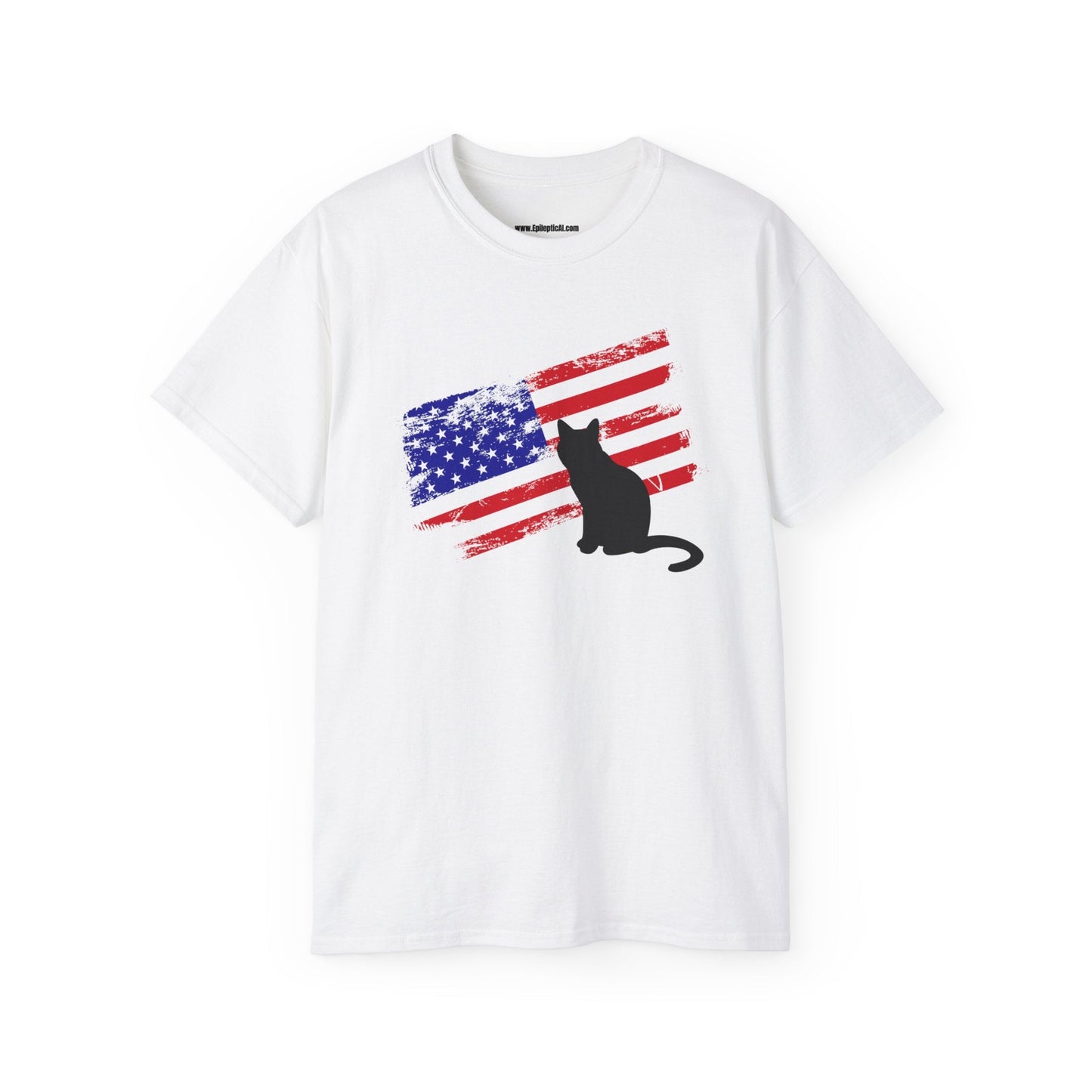 American Cat Unisex Ultra Cotton Tee - T - Shirt - Epileptic Al’s Shop