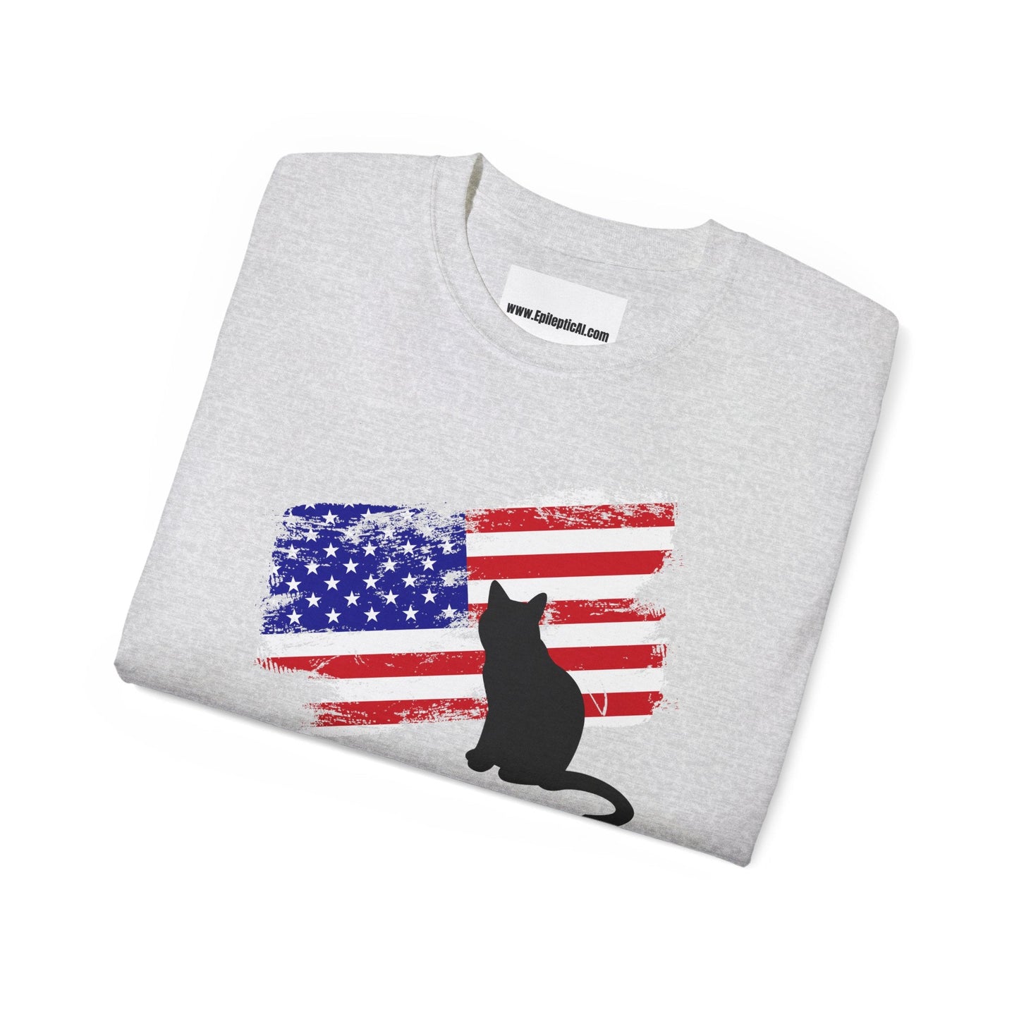 American Cat Unisex Ultra Cotton Tee - T - Shirt - Epileptic Al’s Shop