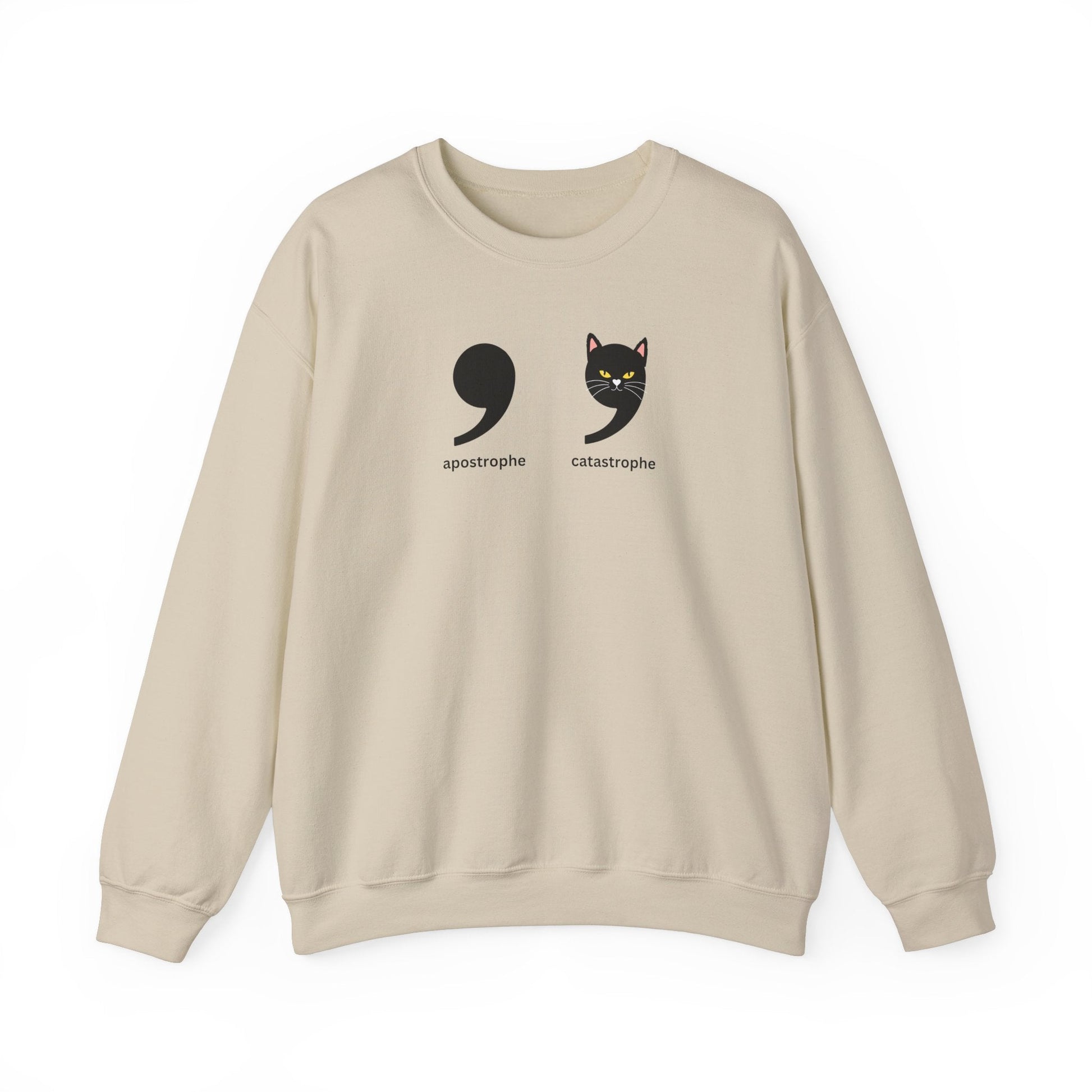 Apostrophe Catastrophe Unisex Heavy Blend™ Crewneck Sweatshirt - Sweatshirt - EpiAl's Shop