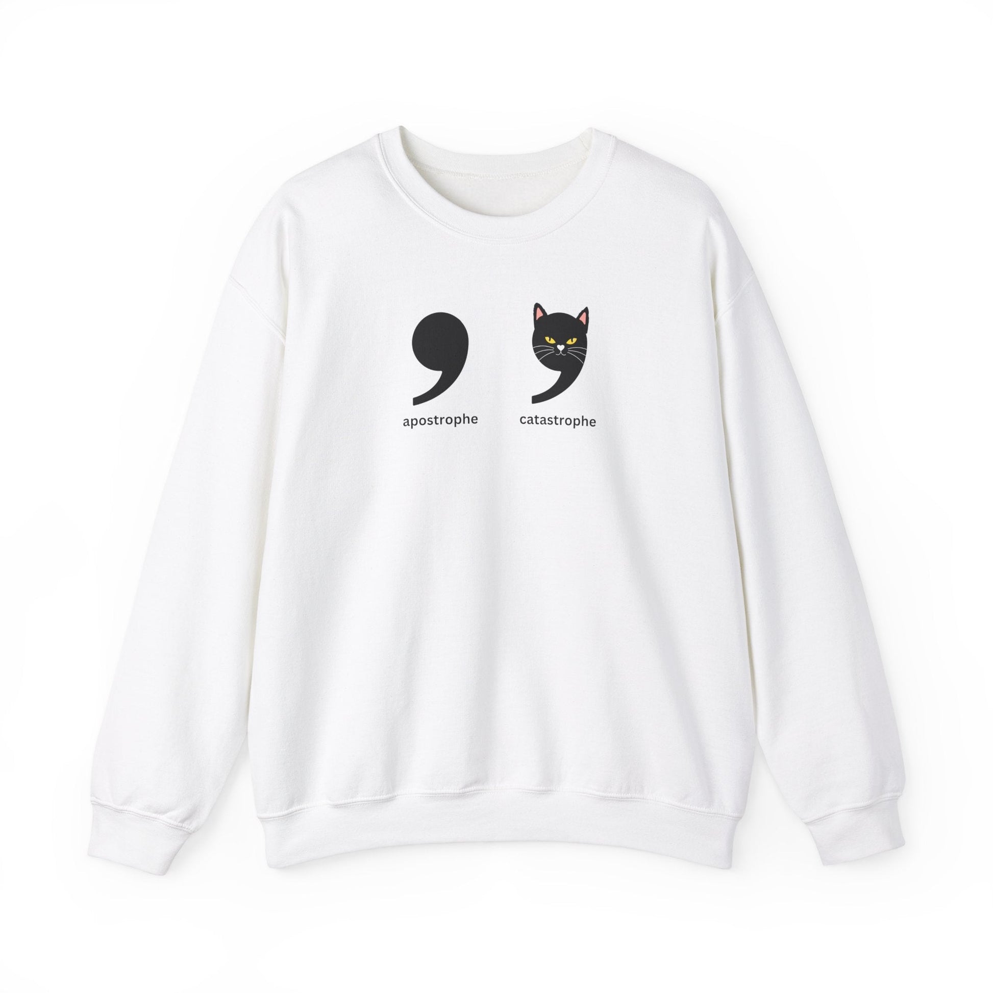 Apostrophe Catastrophe Unisex Heavy Blend™ Crewneck Sweatshirt - Sweatshirt - EpiAl's Shop