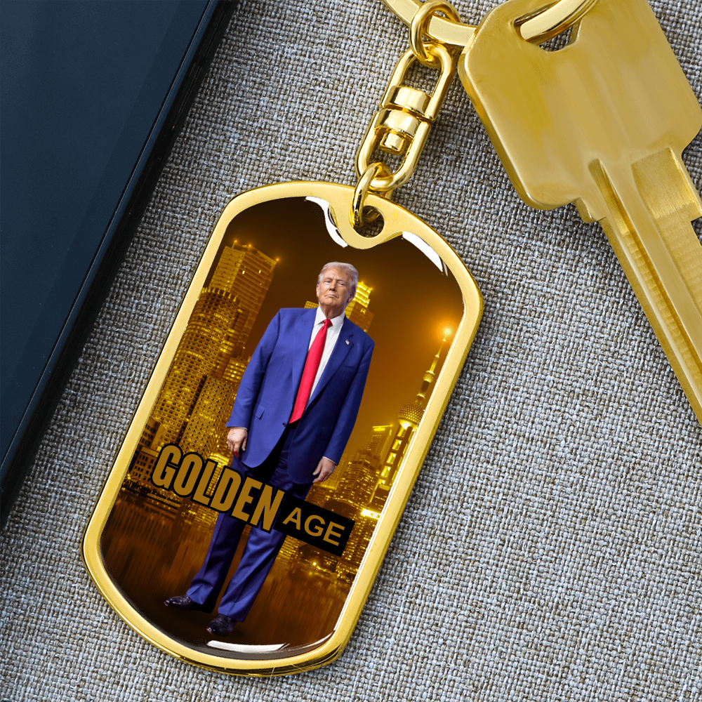 Trump Golden Age Keychain