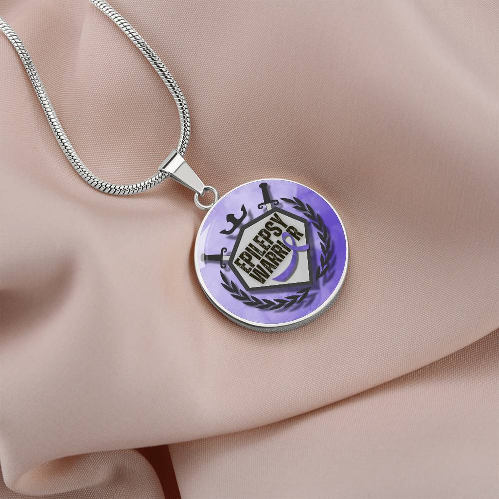 Epilepsy Warrior Necklace