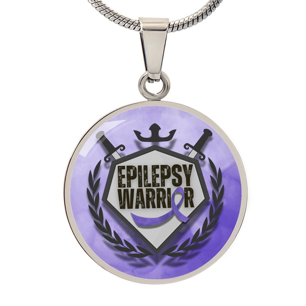 Epilepsy Warrior Necklace