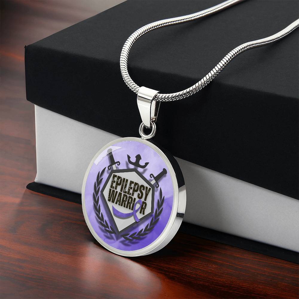 Epilepsy Warrior Necklace