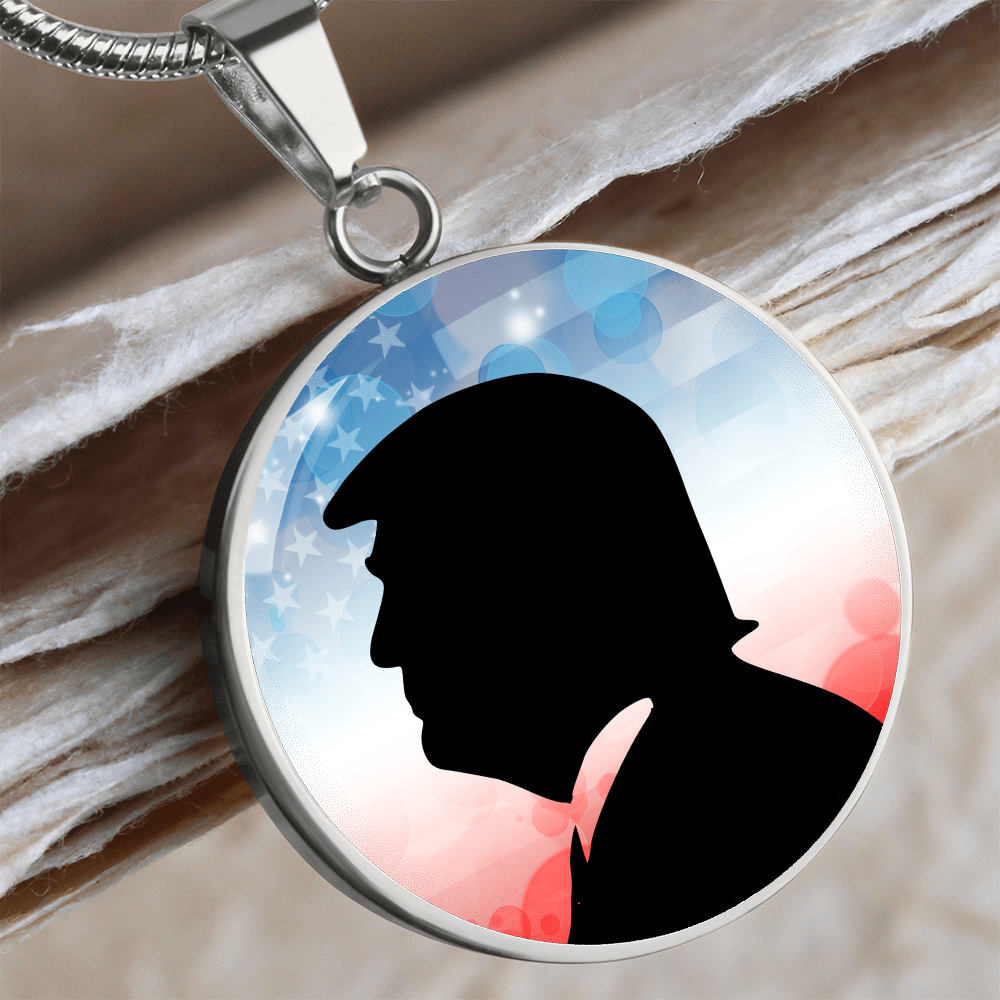 Trump Silhouette Necklace