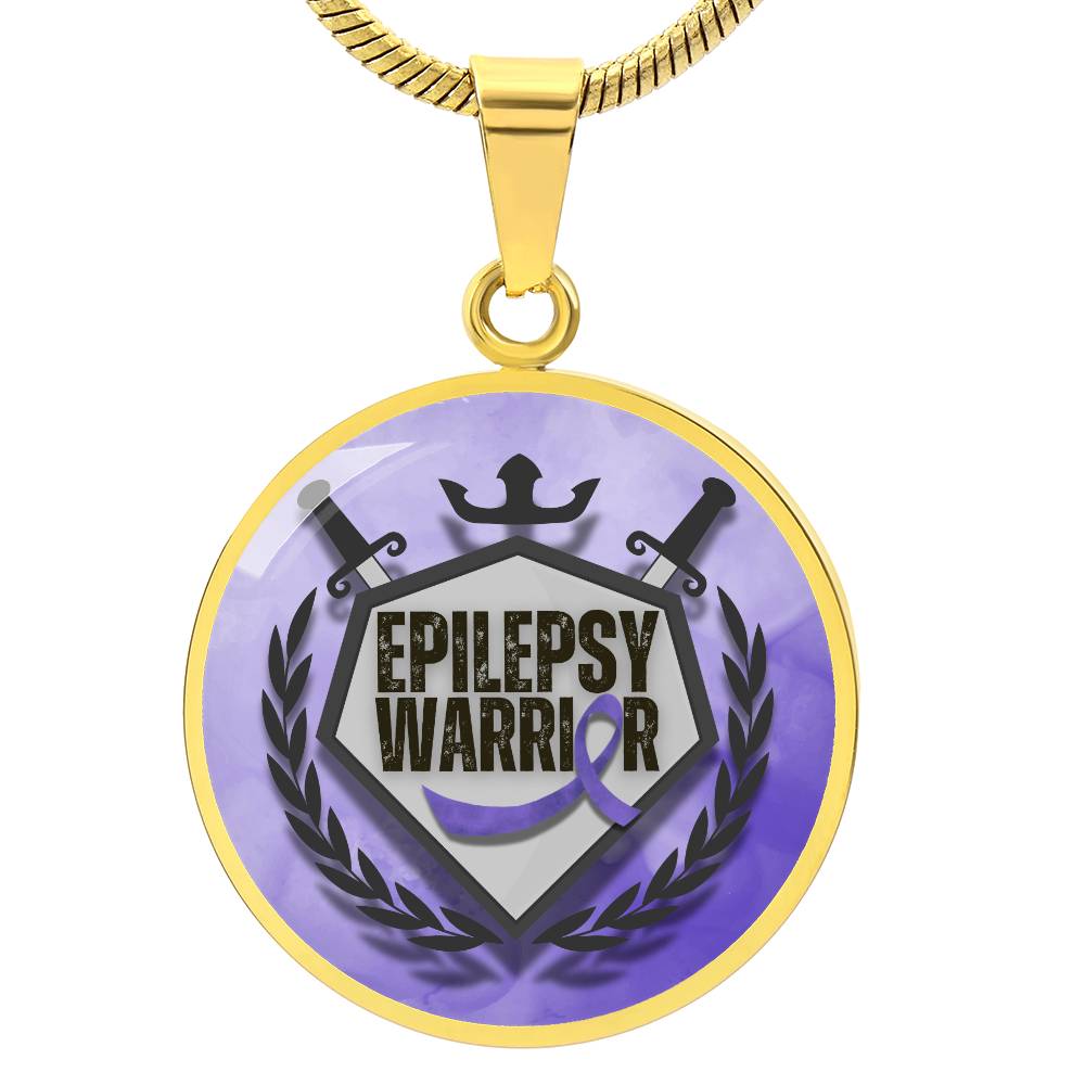 Epilepsy Warrior Necklace