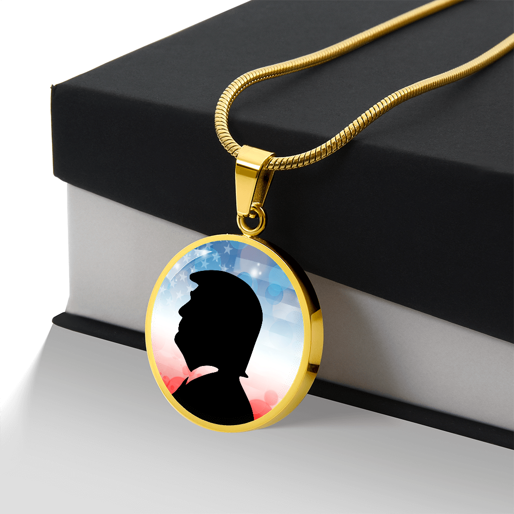 Trump Silhouette Necklace