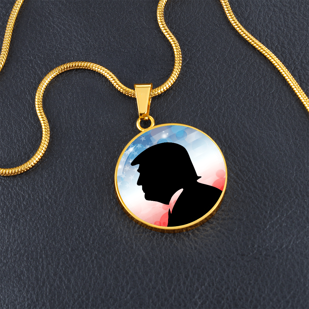 Trump Silhouette Necklace