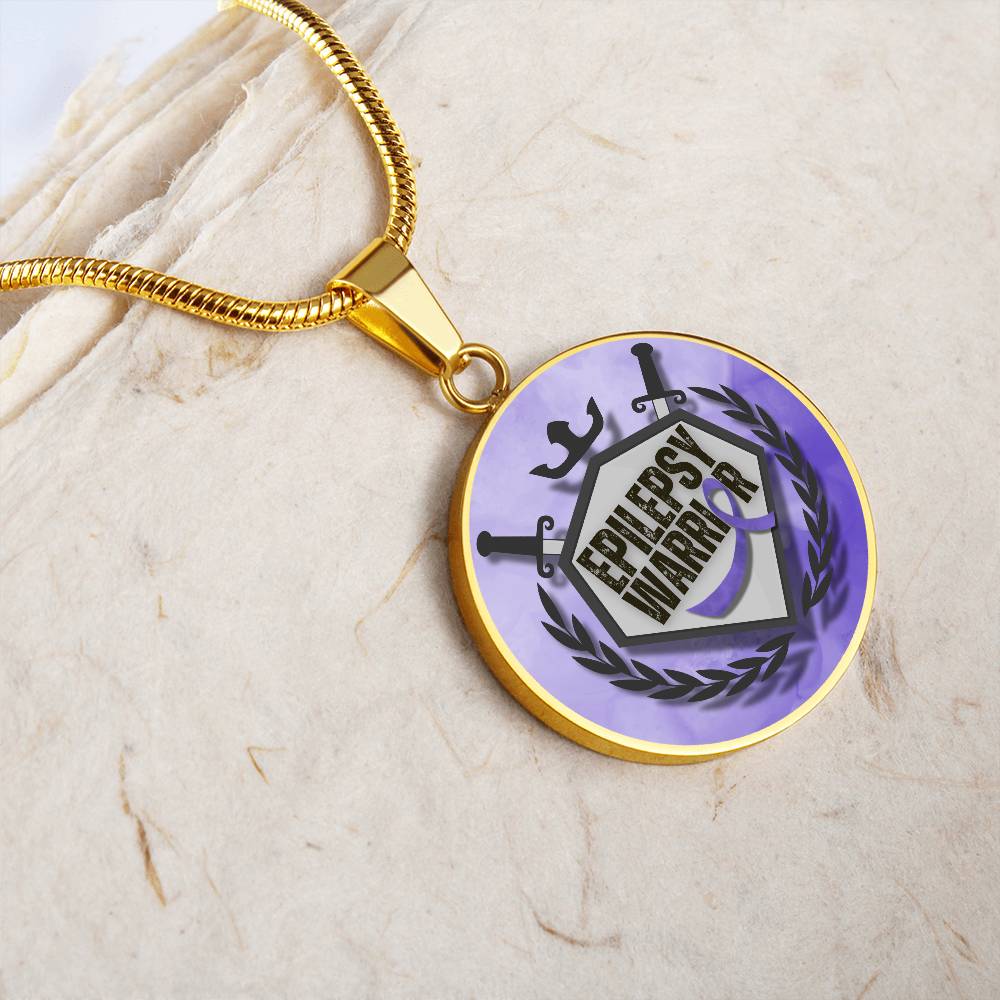 Epilepsy Warrior Necklace