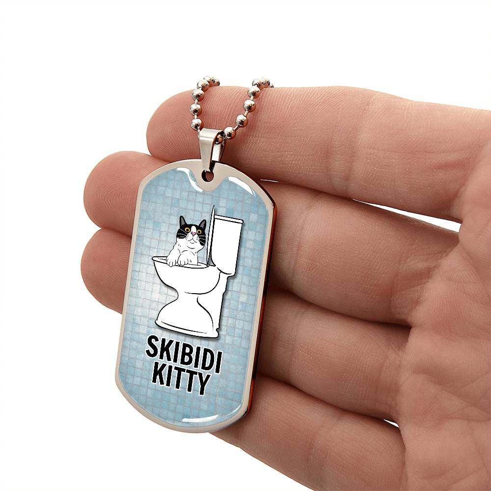 Skibidi Kitty Necklace