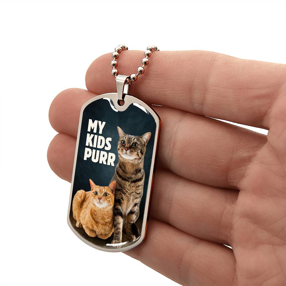 My Kids Purr Necklace