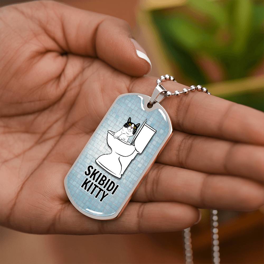 Skibidi Kitty Necklace