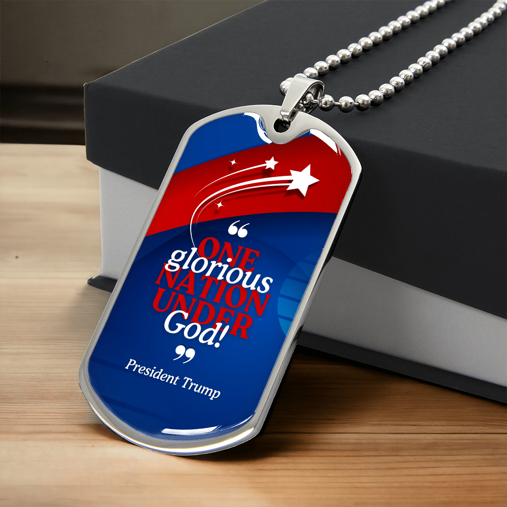 One Glorious Nation Under God Necklace