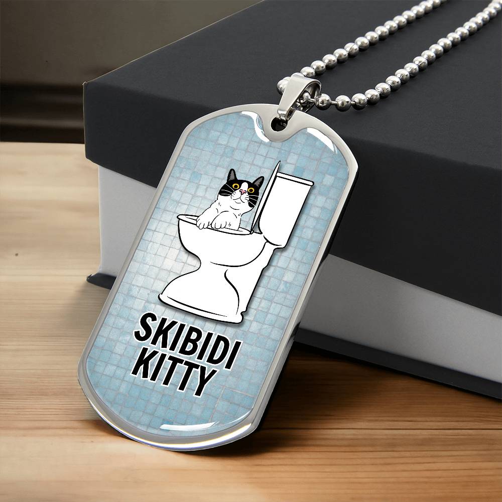 Skibidi Kitty Necklace