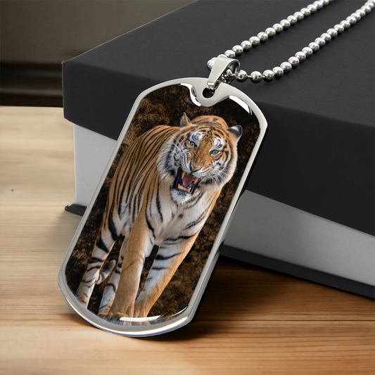 Threatening Tiger Necklace