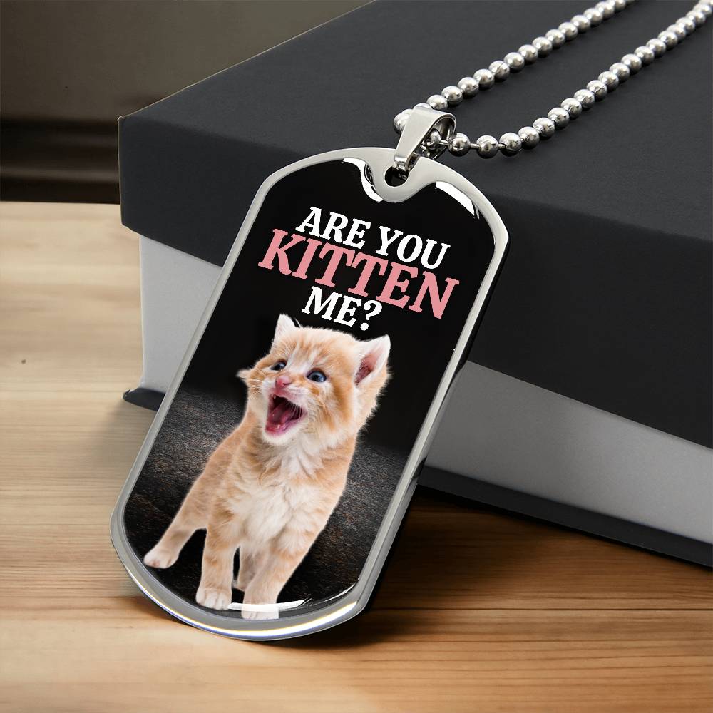 Are You Kitten Me Necklace