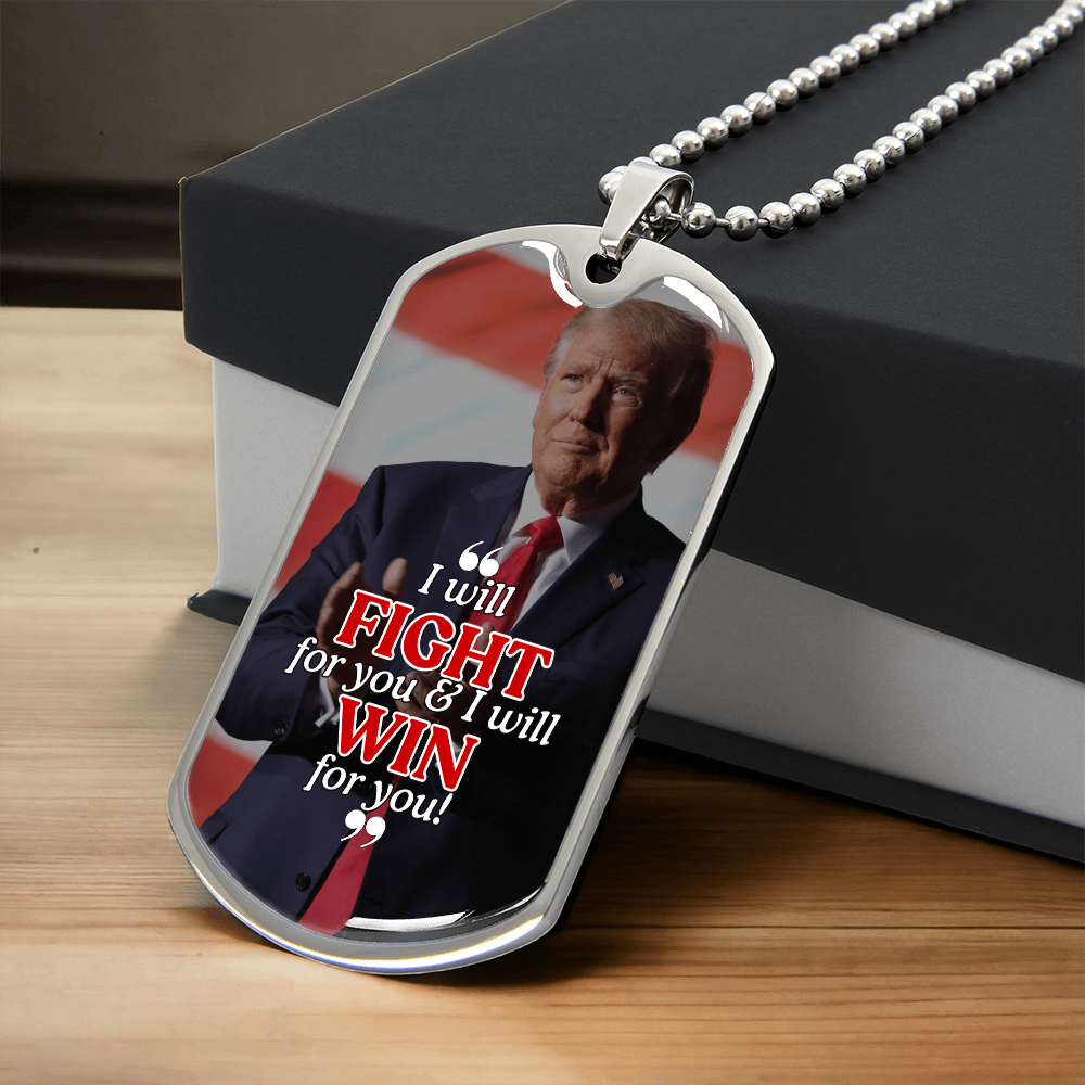 Trump Fights & Wins Necklace