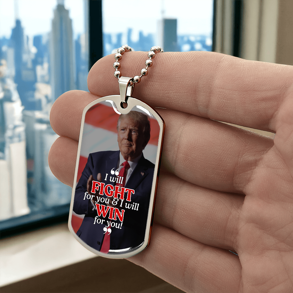 Trump Fights & Wins Necklace