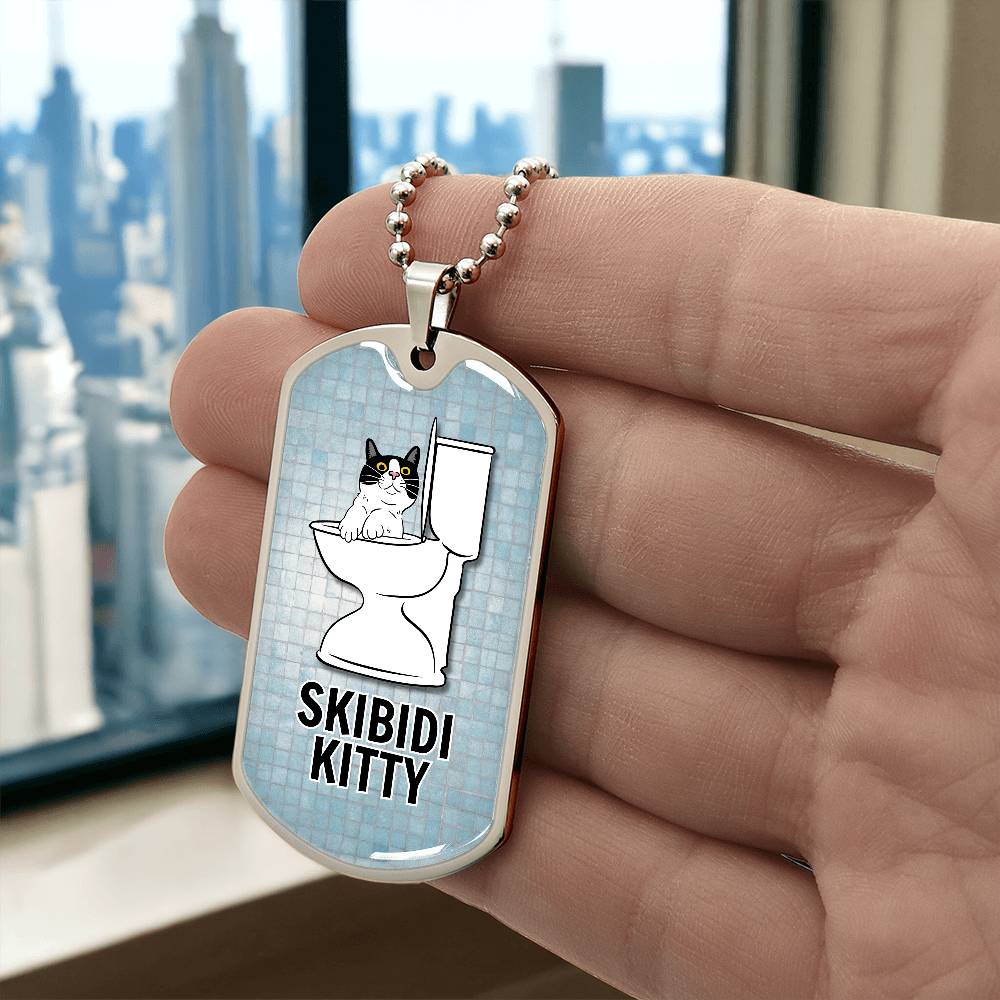 Skibidi Kitty Necklace