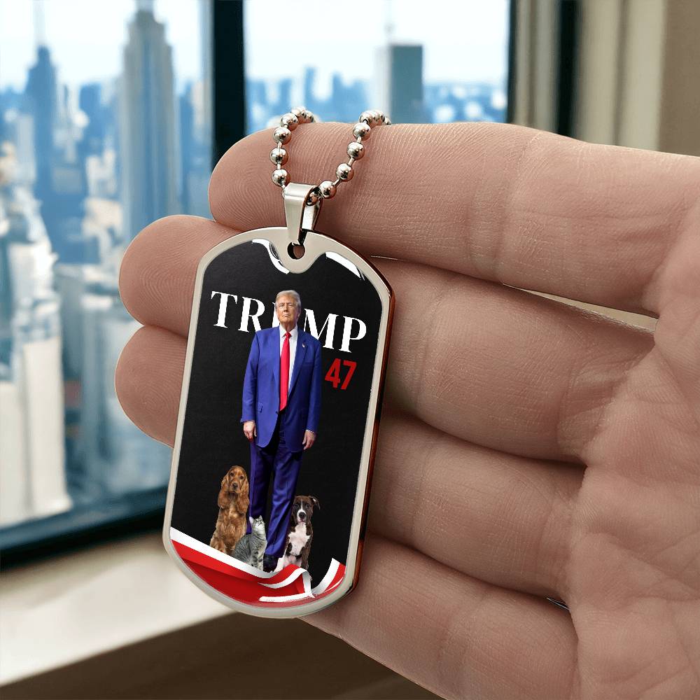 Trump 47 Necklace