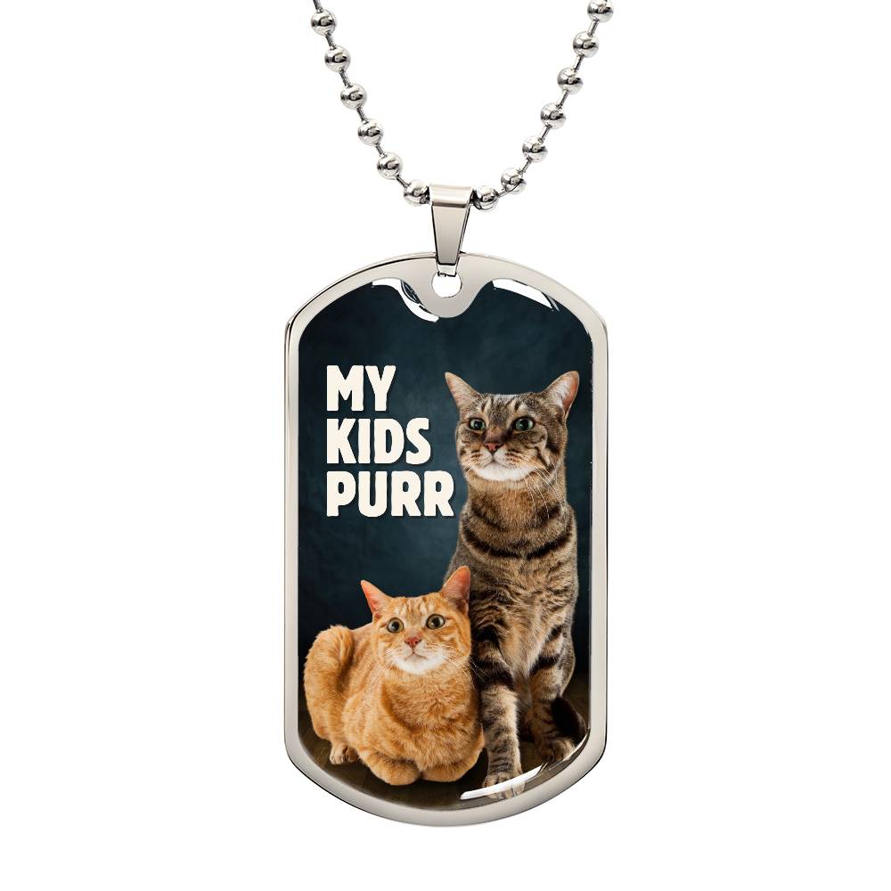 My Kids Purr Necklace