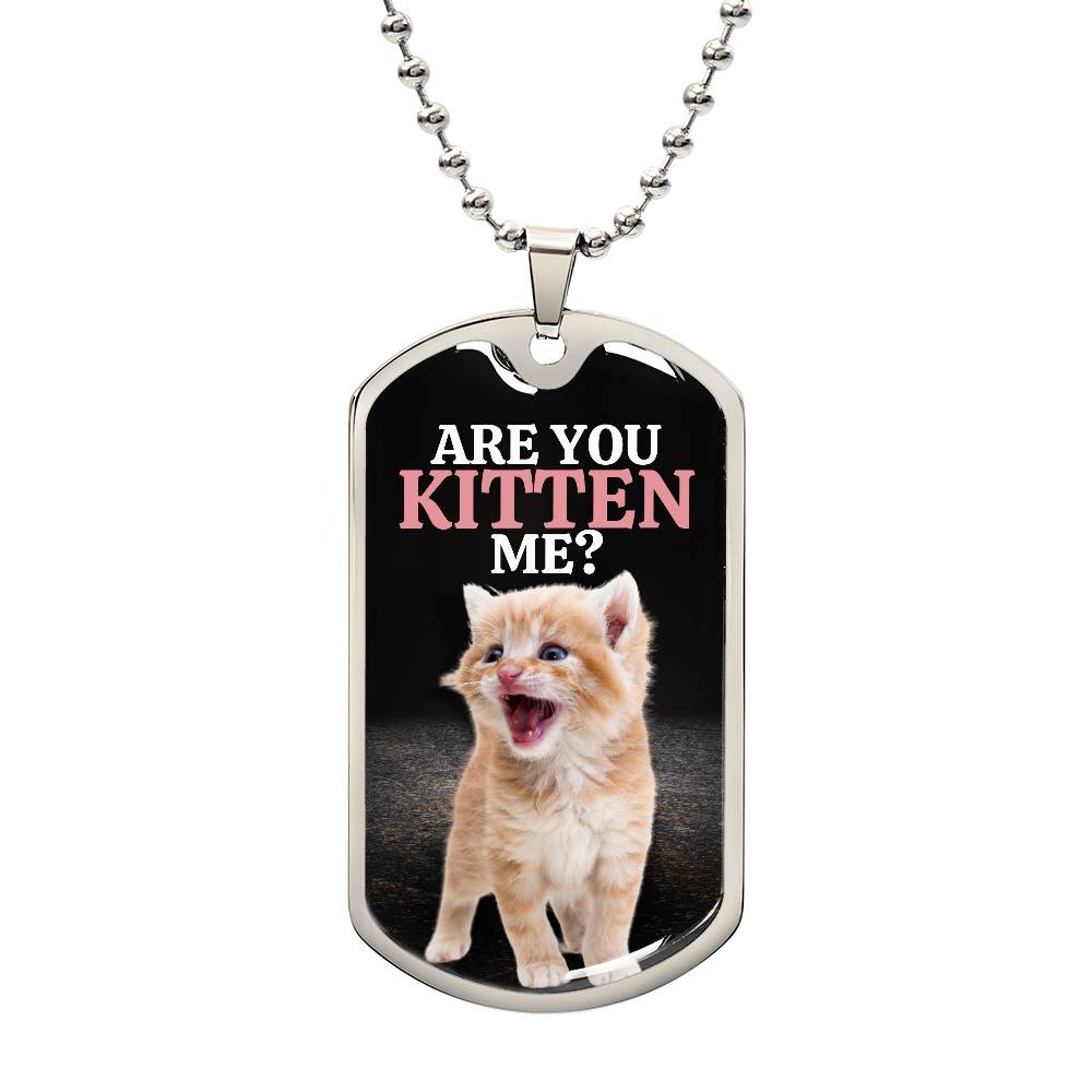 Are You Kitten Me Necklace