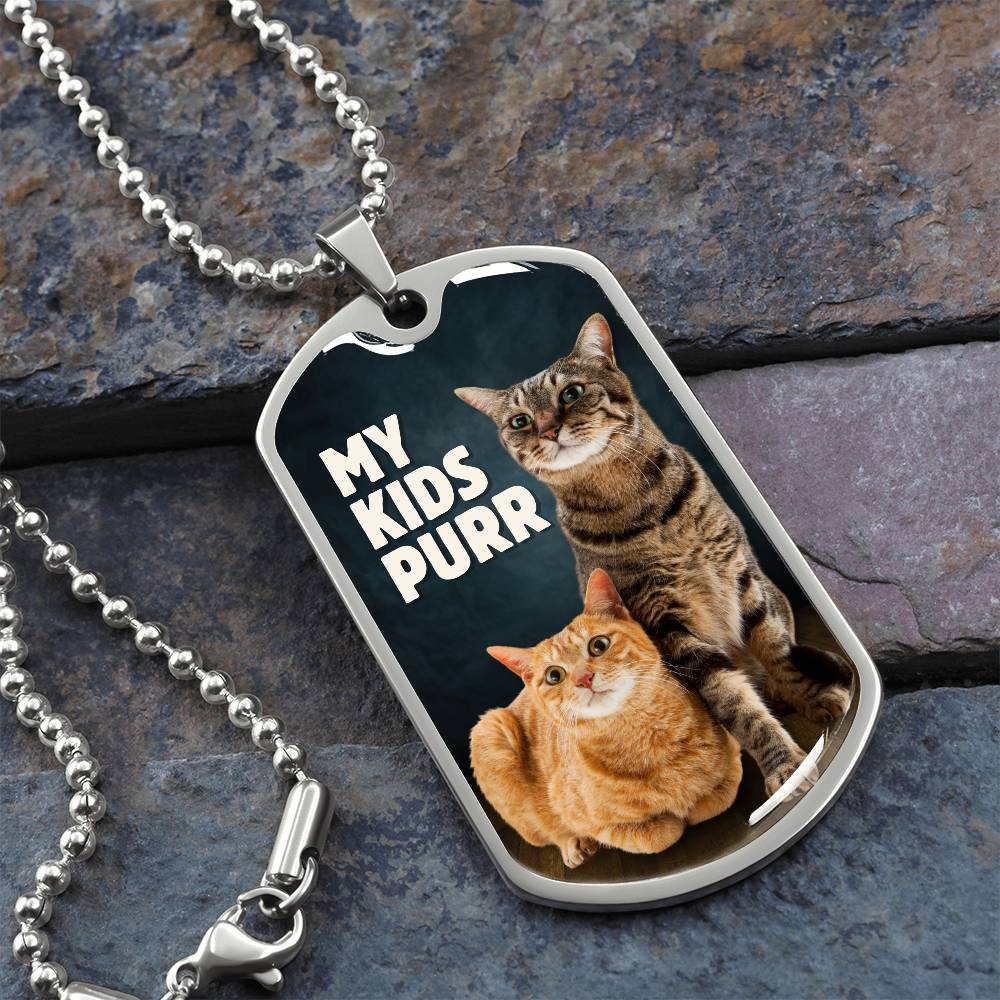 My Kids Purr Necklace