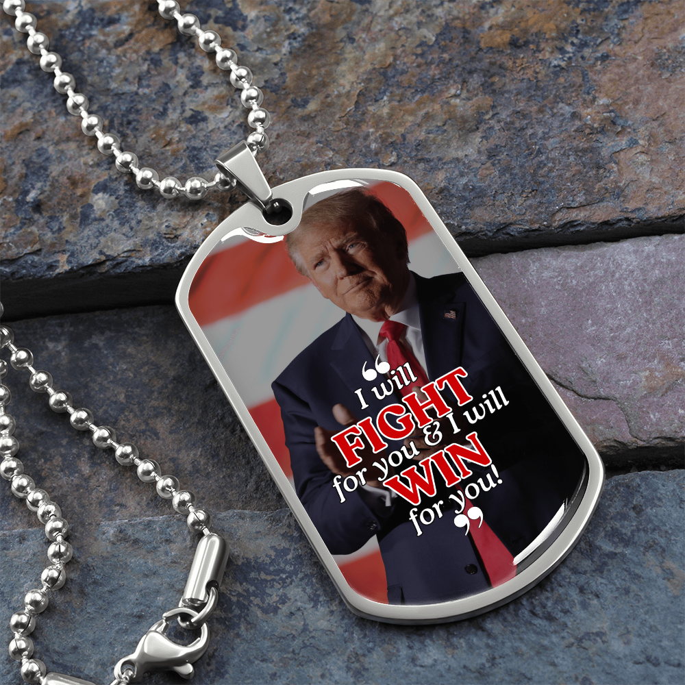 Trump Fights & Wins Necklace