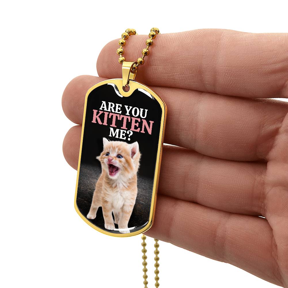 Are You Kitten Me Necklace