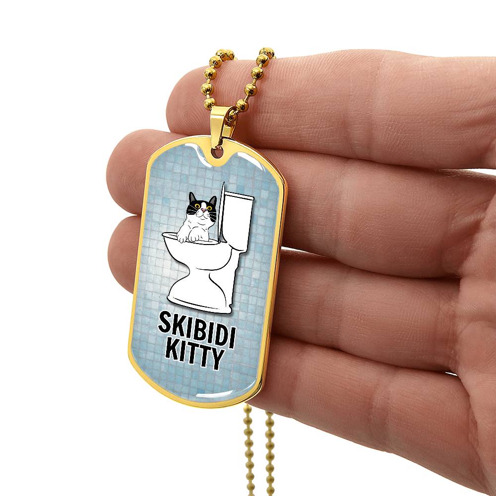 Skibidi Kitty Necklace