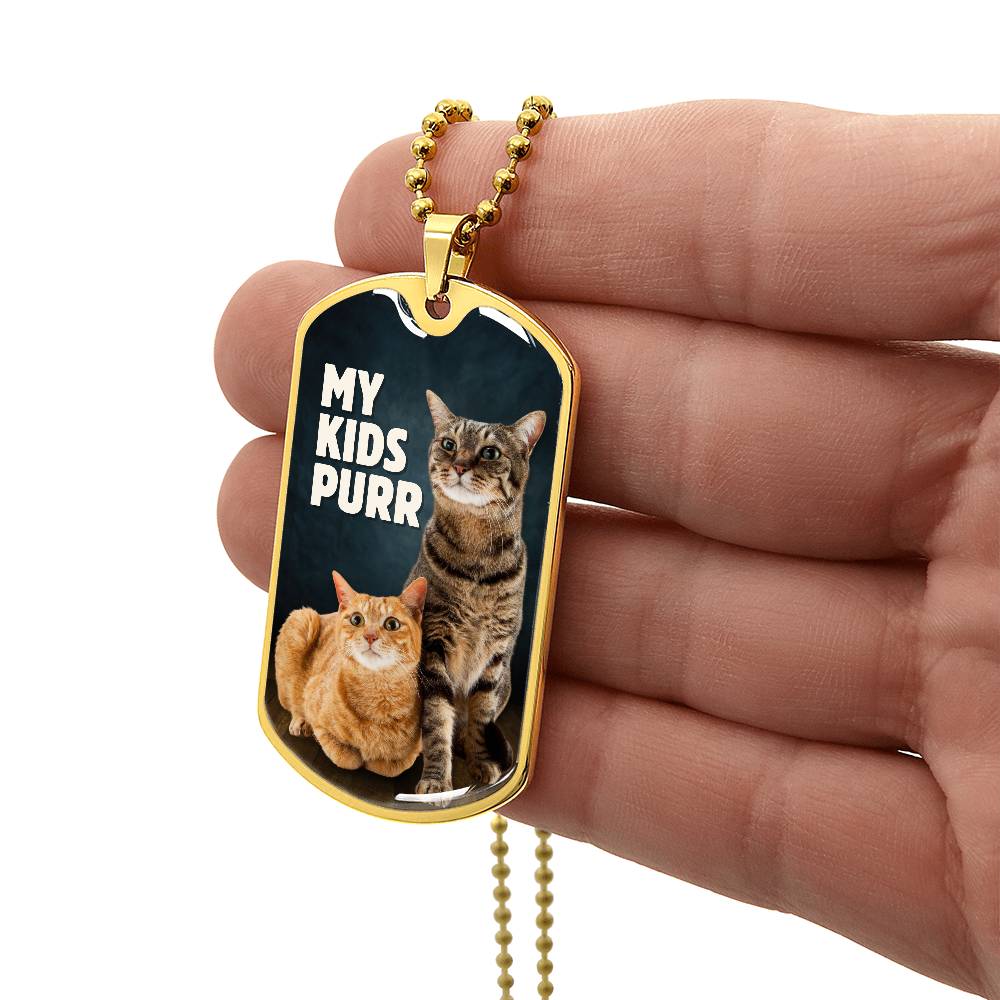 My Kids Purr Necklace