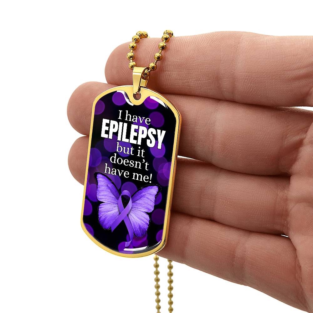 I Have Epilepsy Necklace - Jewelry - Epileptic Al’s Shop