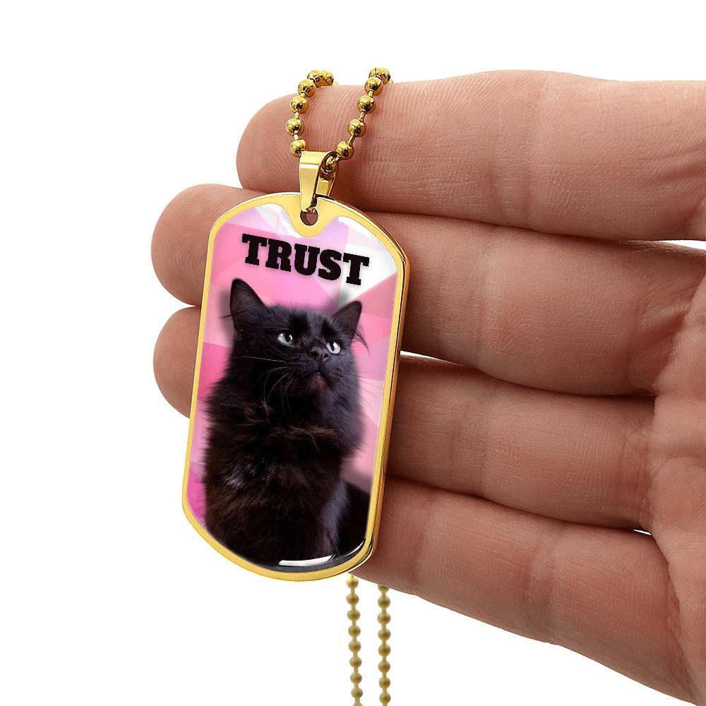 Black Cat Trust Necklace