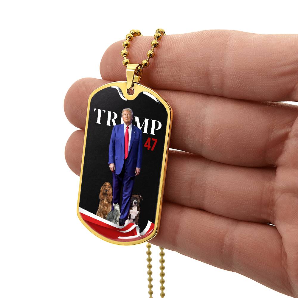 Trump 47 Necklace