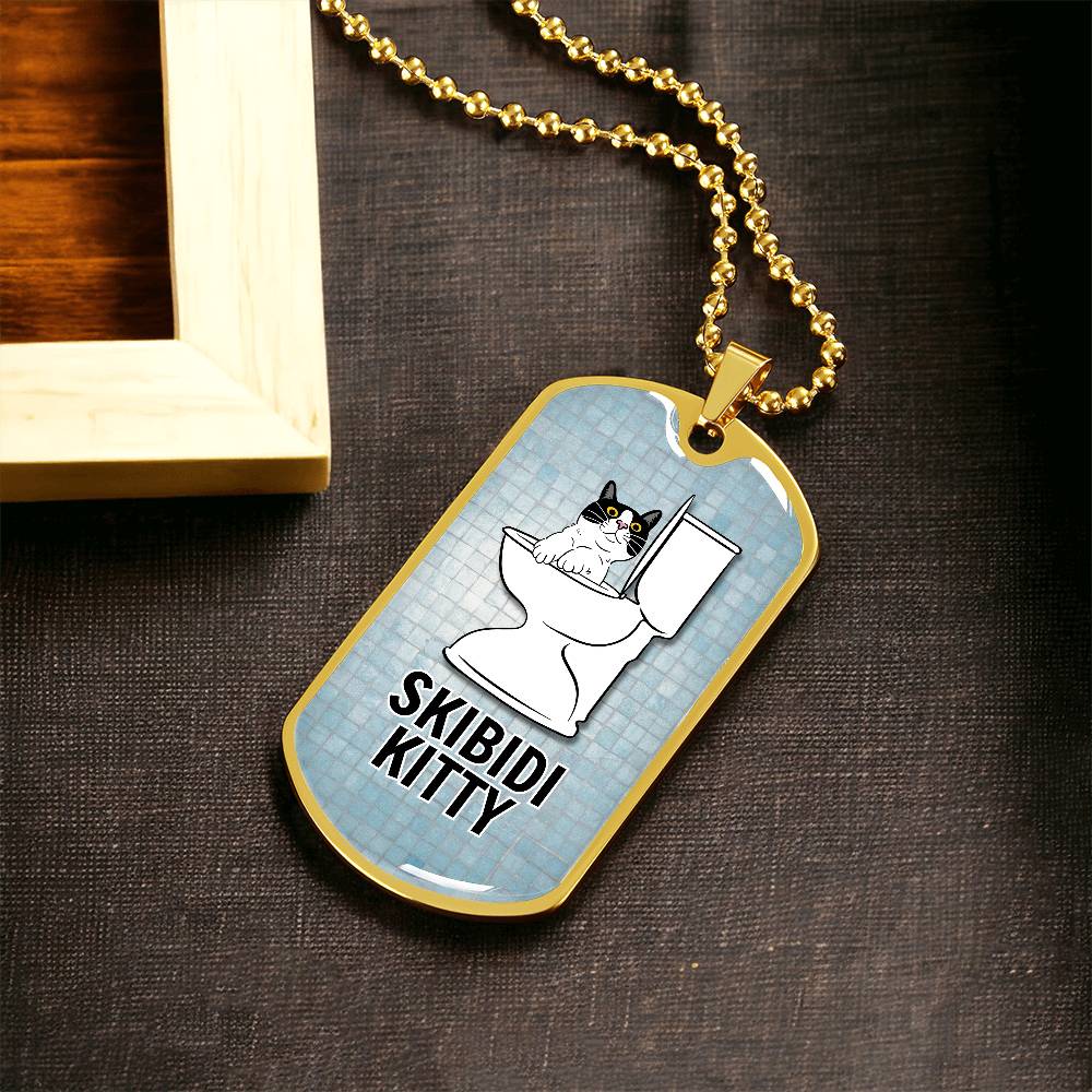 Skibidi Kitty Necklace