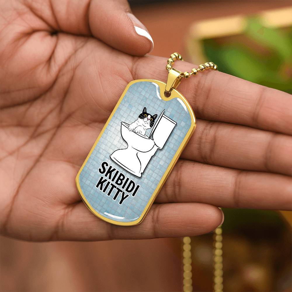 Skibidi Kitty Necklace