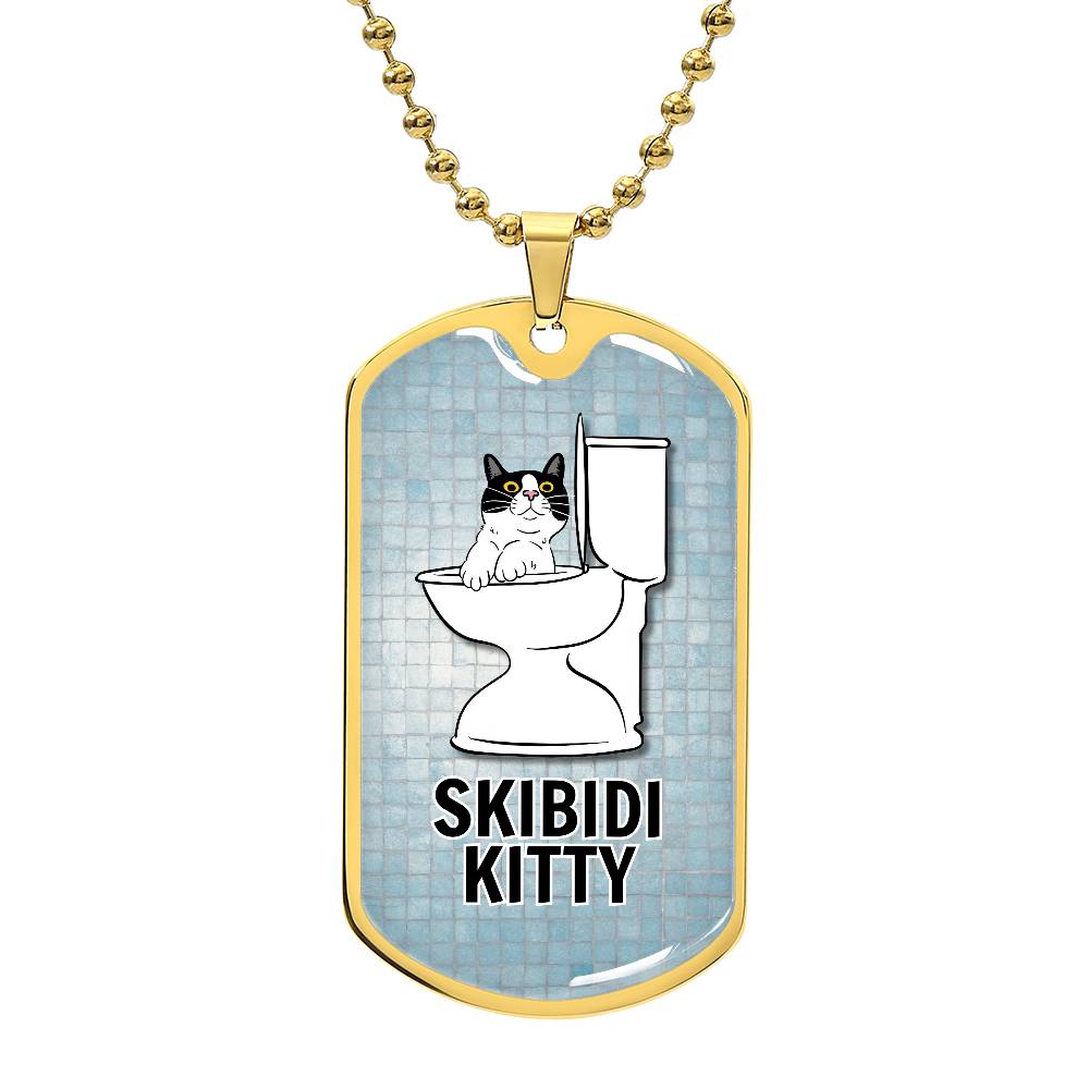 Skibidi Kitty Necklace