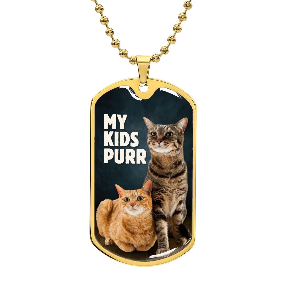 My Kids Purr Necklace