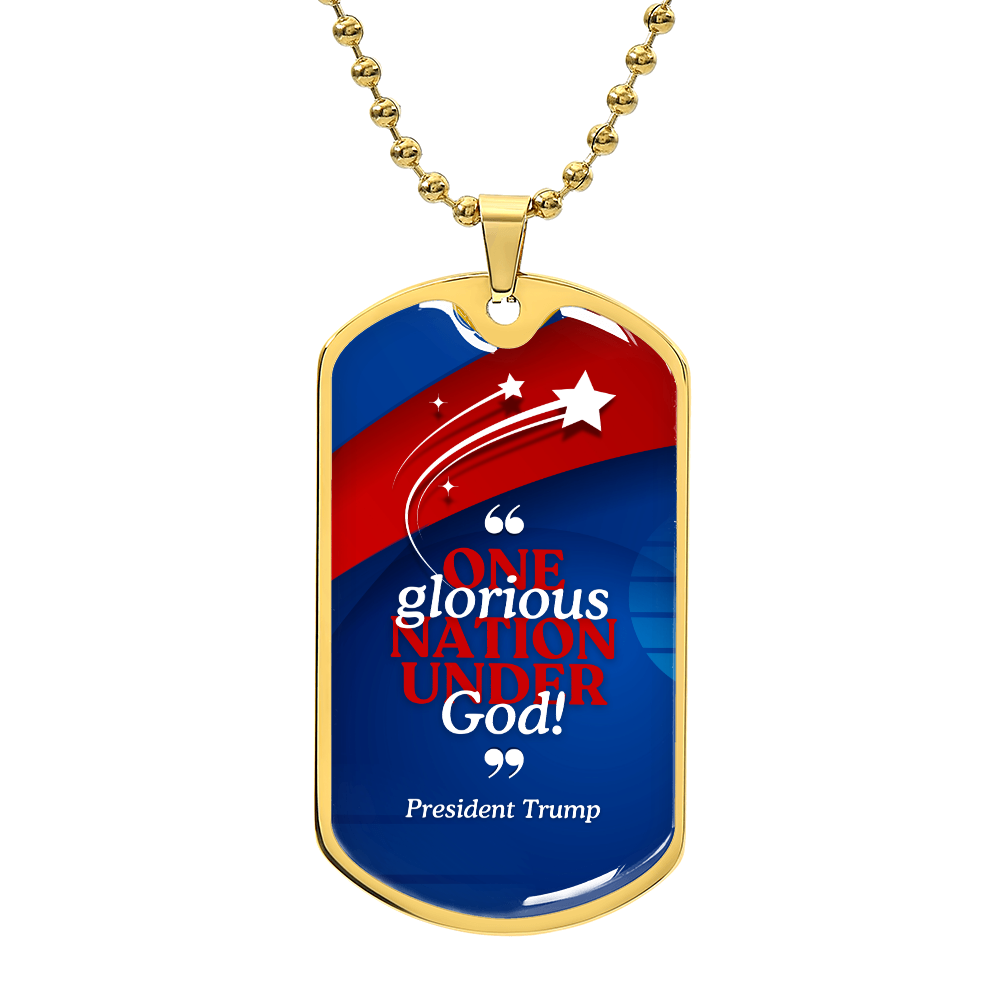 One Glorious Nation Under God Necklace