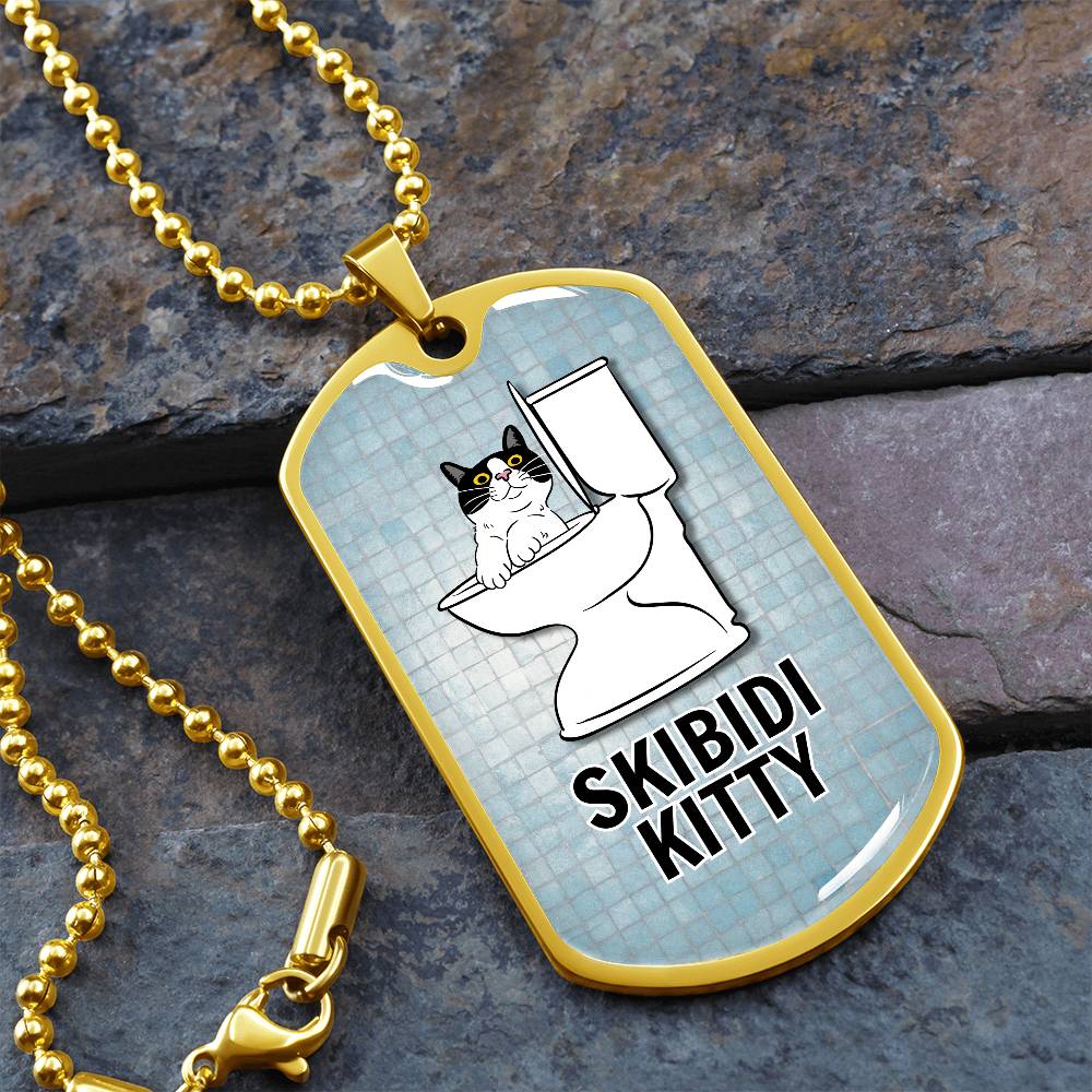 Skibidi Kitty Necklace