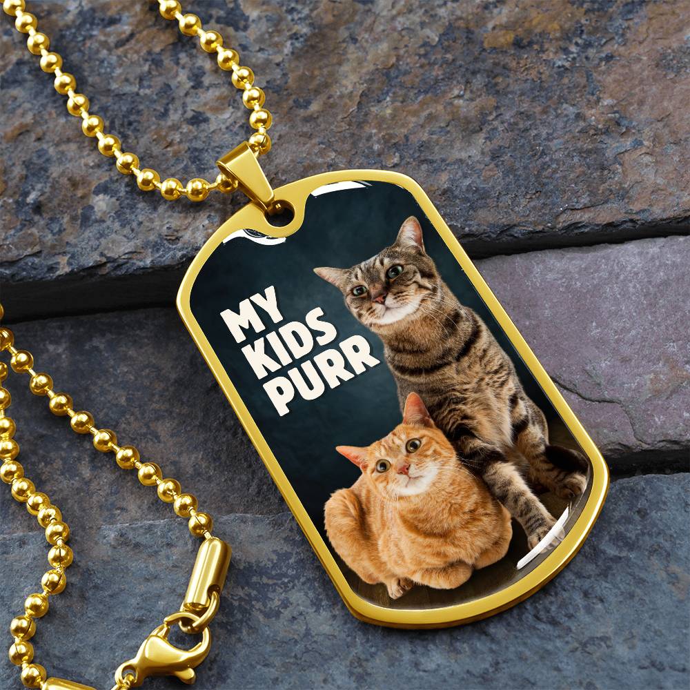 My Kids Purr Necklace