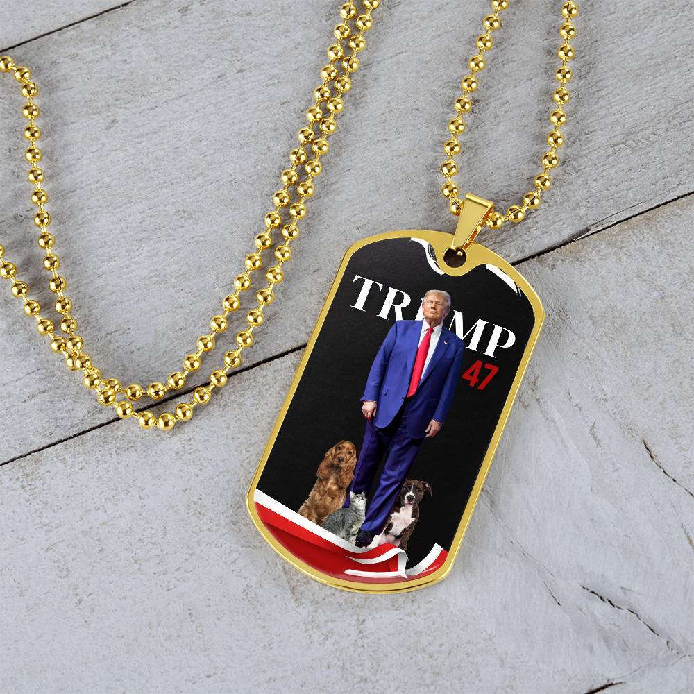 Trump 47 Necklace