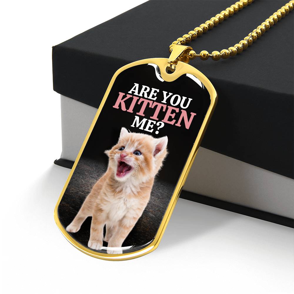 Are You Kitten Me Necklace